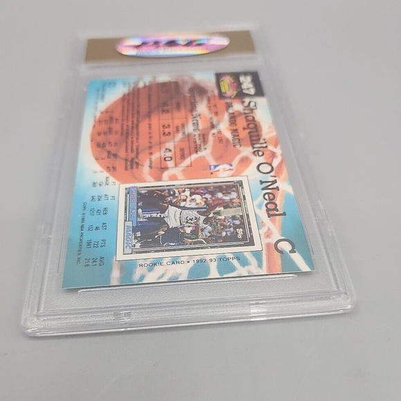 Shaquille O'Neal Rookie Card RC 1992-93 Stadium Club #247 PSG 9 Mint Basketball - Picture 5 of 6